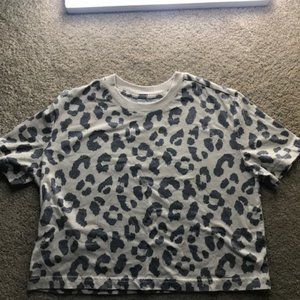 Leopard Crop top